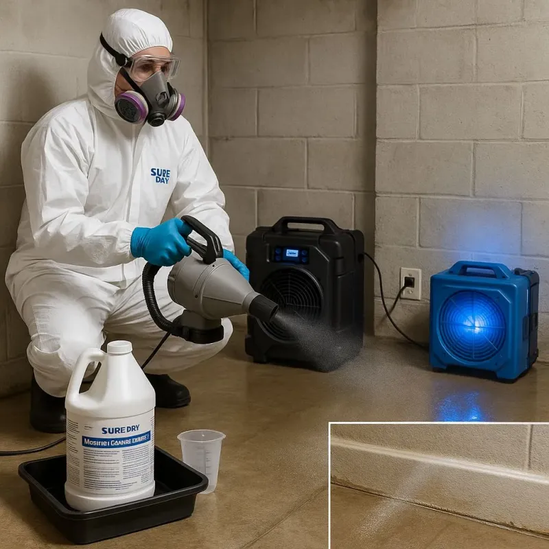 Sanitization and Odor Removal process in New Baden, IL
