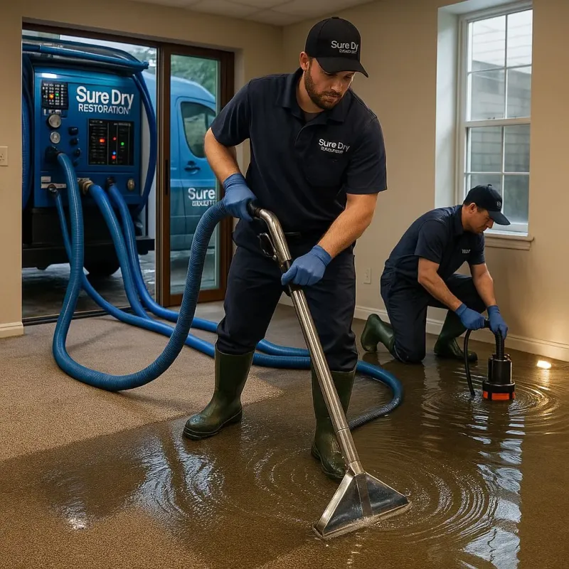 Water Extraction and Removal process in New Baden, IL